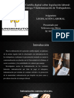 Cartilla Digital Sobre Legislación Laboral Entrega 5 Indemnización de Trabajadores