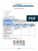 2° Grado - Actividad Del Dia 16 de Junio