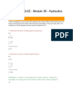 MODULAR QUIZ - 36 - Hydraulics 3