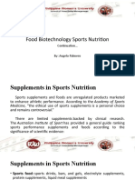 Food Biotechnology Sports Nutrition