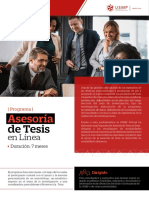 Brochure Asesoria de Tesis