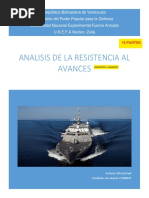 Analisis de La Resistencia Al Avance