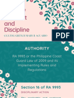 Code of Conduct and Discipline