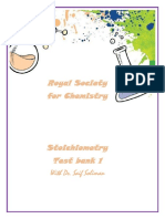 Test Bank Stoichiometry 1