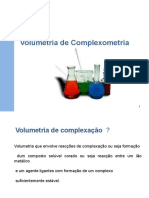 VOlumetria Complexação