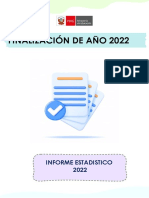 Informe Estadistico 6 Grado B 2022