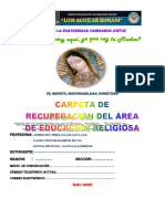 4.-Educ. Religiosa - Cuarto