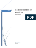 Proyecto Final Administracion de Servicos