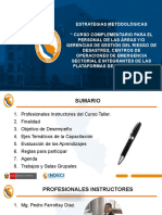 Estrategias Metodológicas Curso para Sectores