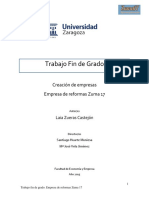 Trabajo Fin de Grado: Creación de Empresas Empresa de Reformas Zuma 17