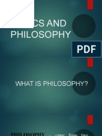 Ethics and Philosophy