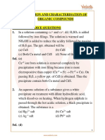 Purification & Characterisation of Organic Compounds