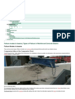 Failure Modes in Beams