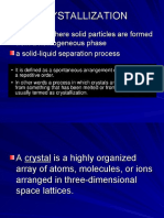 Crystallization Lecture 15