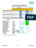 Cable Tray Size Calculation For 110kV 1C X 630 SQMM Cable