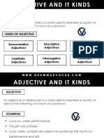 Kinds of Adjectives