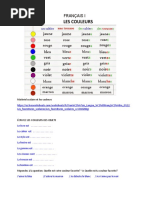 Les Couleurs Et Objets de La Classe