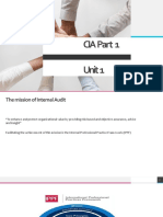 CIA Part 1, Unit 1-1