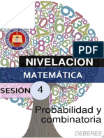 Sesión 4 - Probabilidad y Combinatoria.