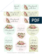 Tags For Handmade Projects by Shabby Art Boutique