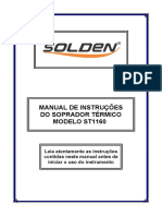 Soprador Térmico Solden ST1160 220V