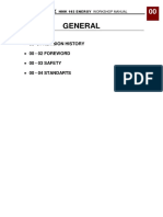 General: 00-01 Revision History 00 - 02 Foreword 00 - 03 SAFETY 00 - 04 Standarts