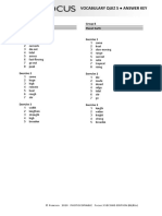 Focus3 2E Vocabulary Quiz Unit5 GroupA B ANSWERS