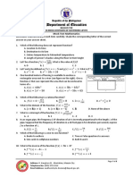 Mathematics Mock Test