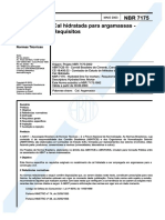 ABNT NBR 7175 2003 Cal Hidratada para Argamassas - Requisitos