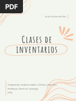 Clases de Inventarios