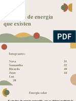 Los Tipos de Energías