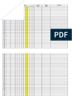 Multiday Running Sheet