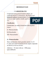 JEE Main Biomolecules Revision Notes - Free PDF Download