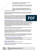 Reducing Antipsychotic Prescribing For Non-Cognitive Symptoms in Dementia v.1.0 - October 2020