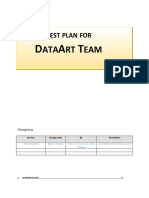 Test Plan DataArt Team