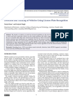 Detection and Tracking of Vehicles Using License Plate Recognition