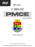 4 Simulado Presencial PMCE Lema