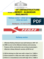 Krenar HASANAJ - Eduard PLLUMBAJ - Railway Sector - What We Need and What We Want