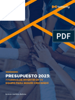 Ebook - 7 Formas de Invertir en Tu Equipo para Seguir Creciendo (Para El Presupuesto 2023) (Betterfly)