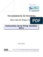 Instructivo de Ficha Familiar 2011