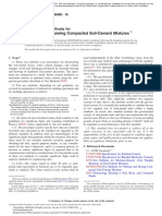 Freezing and Thawing Compacted Soil-Cement Mixtures: Standard Test Methods For