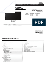 Sony Xbr-65x900a Chassis rb1fs Ver.1.0 Segm - FS-M RM