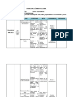 Plan de Acción Institucional