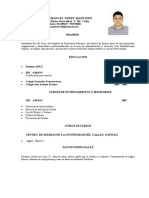 Martyn Manuel Terry Martinez: Urb. Santa Marina Norte Block J 105 - Callao Teléfonos: 014298347 / 933760601