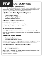 Degree of Adjectives