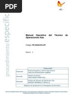 Manual Operativo Del Tecnico de Operaciones Gas Pe.03628.Es-op Edicion 4...