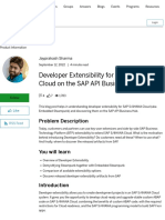 Developer Extensibility For SAP S4HANA Cloud On The SAP API Business Hub