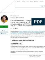 Custom Business Configuration Apps in SAP S4HANA Cloud, On-Premise, and in SAP BTP ABAP Environment
