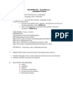 LP - MATH Gr7 Lesson2 Universal Set, Null Set, Cardinality of Set I