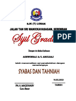 Sijil Graduasi THN 6